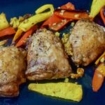 AirFryday: Chicken thighs with eccentric accompaniments