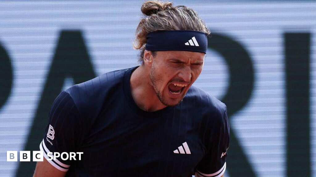 French Open 2026 results: Alexander Zverev beats Jakub Mensik to reach fourth Grand Slam final