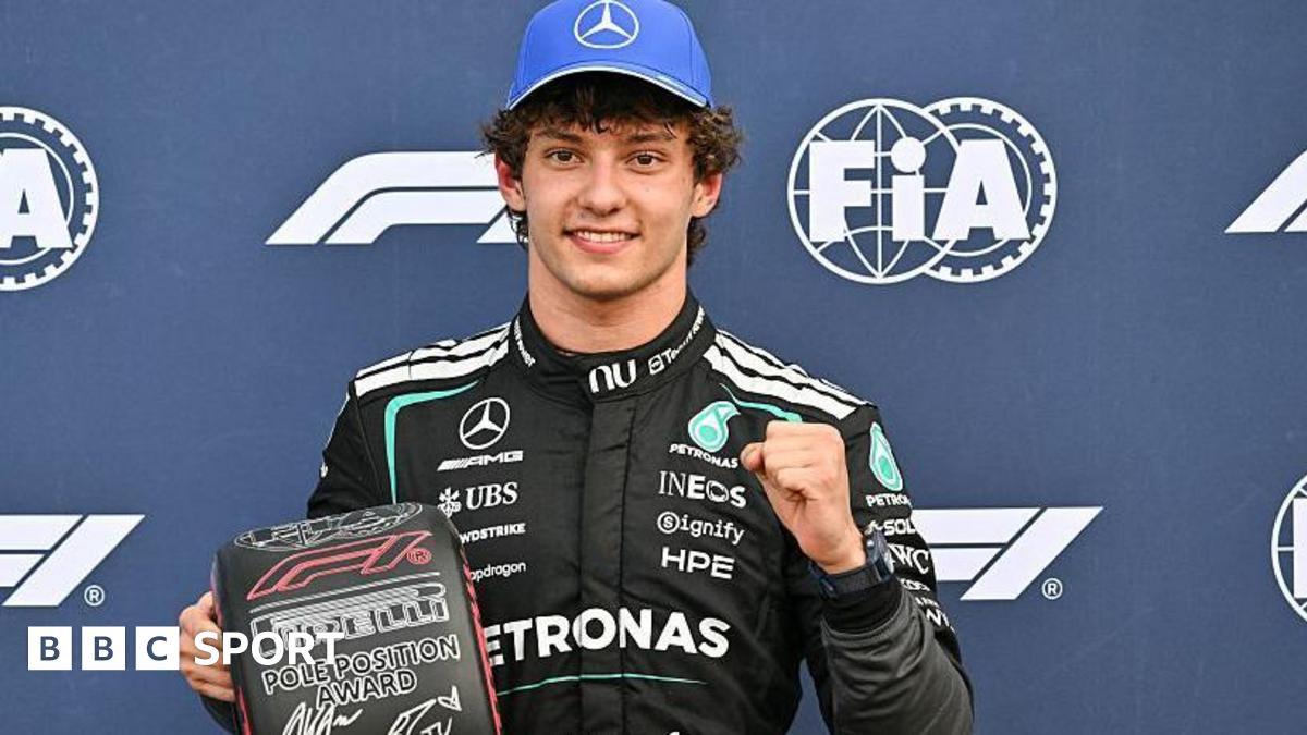 Monaco Grand Prix: Kimi Antonelli pips Max Verstappen pole with Lewis Hamilton third