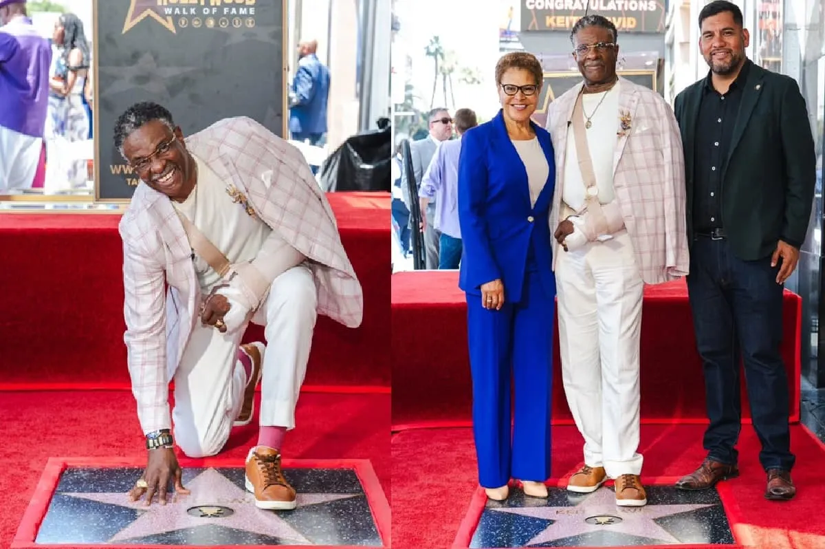 Actor Keith David gets his star on the Hollywood Walk of Fame