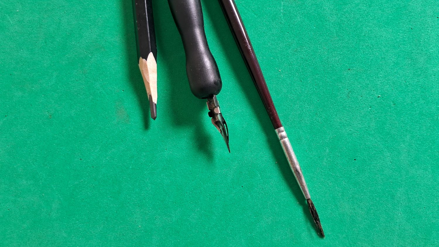 The pen versus the paint
