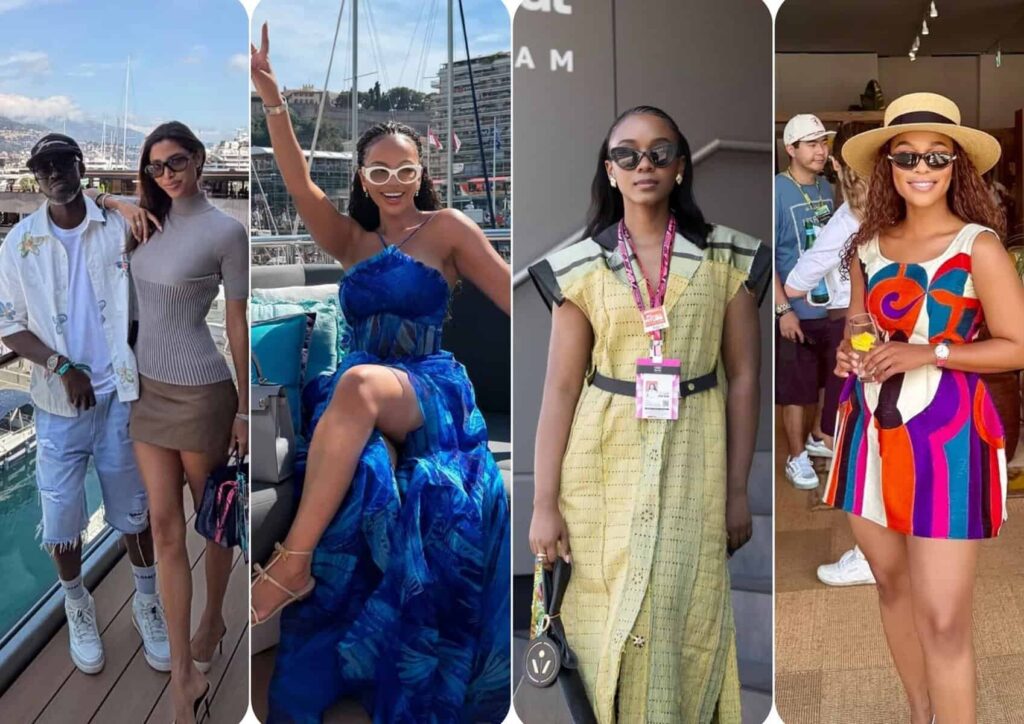 SA in Monaco: Mihlali, Nomzamo turn heads at Grand Prix